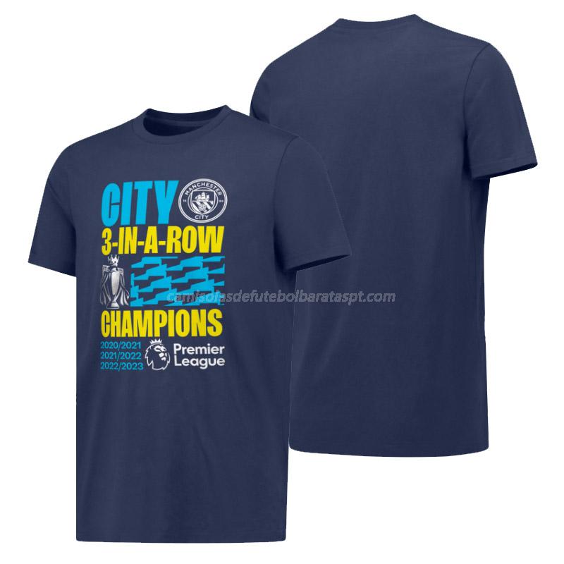 camiseta manchester city premier league champions azul 2022-23