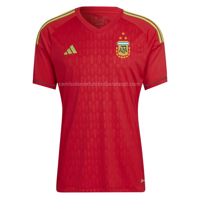 camisola argentina 3star guarda-redes vermelho 2022