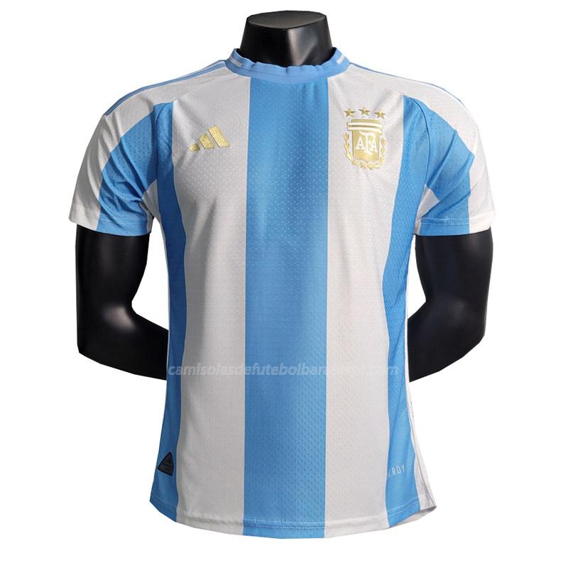 camisola argentina edição player equipamento principal 2023