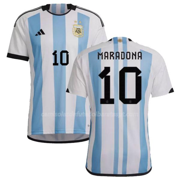 camisola argentina maradona equipamento principal 2022