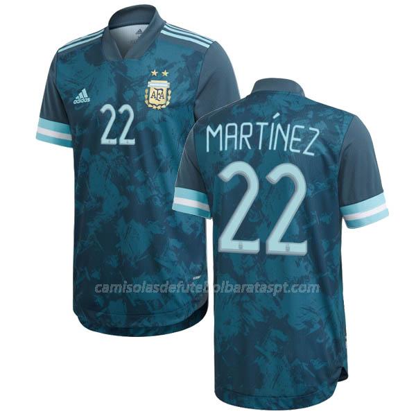 camisola argentina martinez equipamento suplente 2020-2021