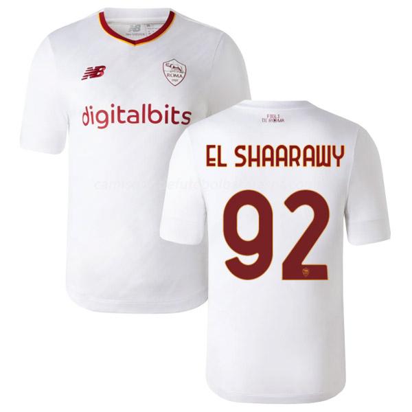 camisola as roma el shaarawy equipamento suplente 2022-23