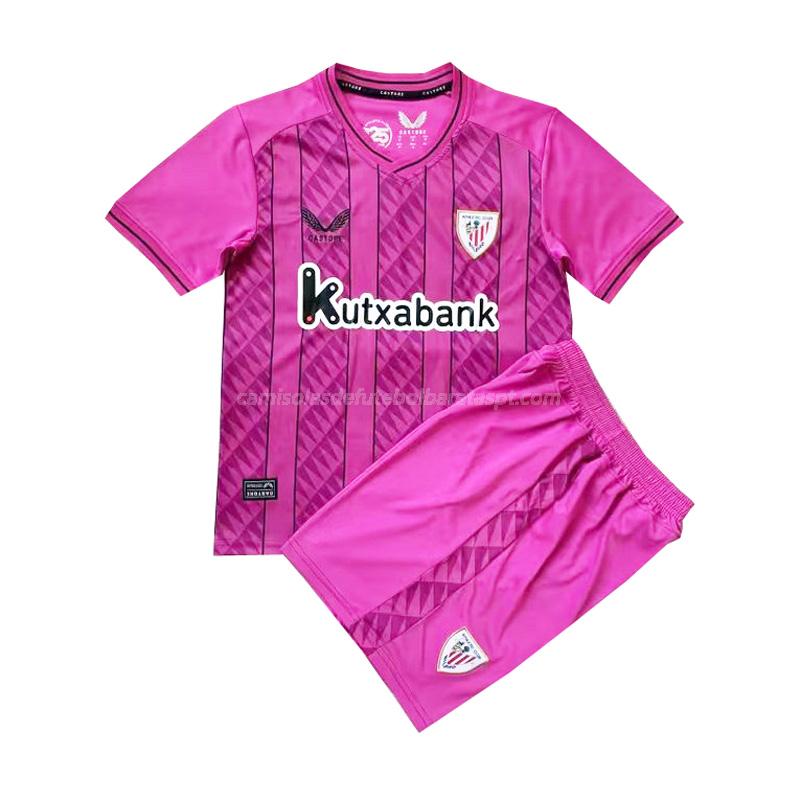 camisola athletic club crianças guarda-redes rosa 2023-24