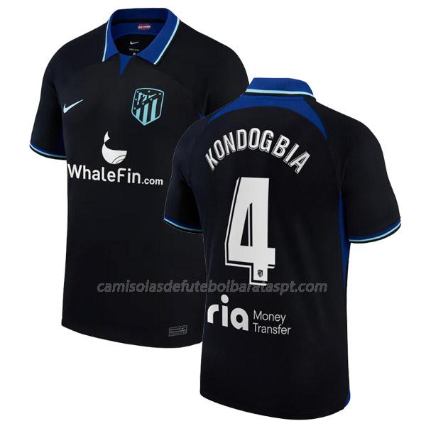 camisola atlético de madrid kondogbia equipamento suplente 2022-23