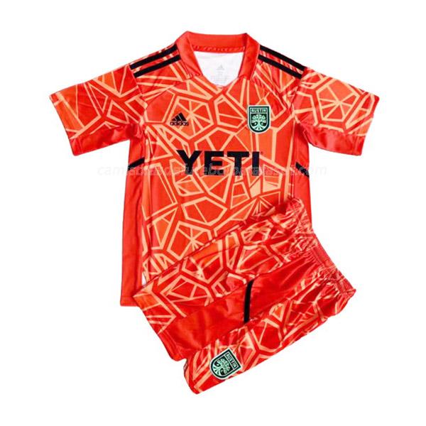 camisola austin crianças guarda-redes laranja 2022-23