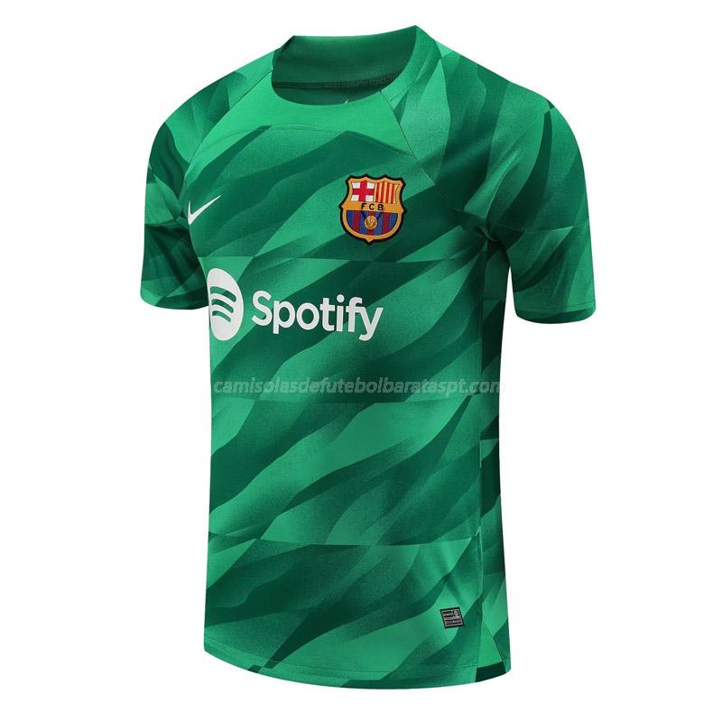 camisola barcelona guarda-redes verde 2023-24