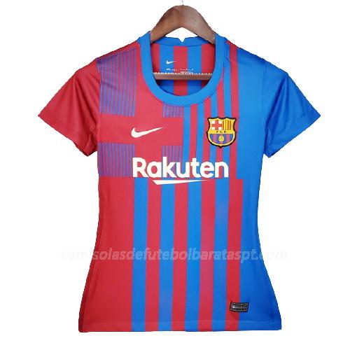 camisola barcelona mulher equipamento principal 2021-22