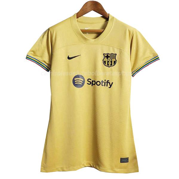 camisola barcelona mulher equipamento suplente 2022-23