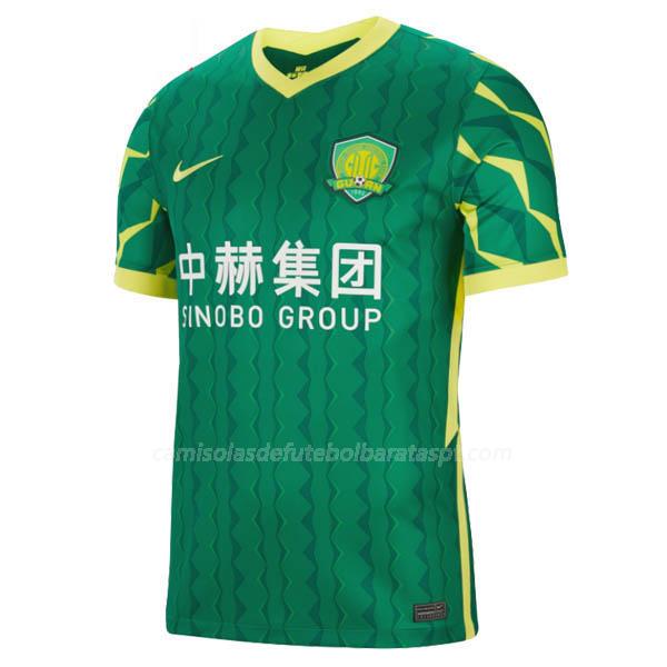 camisola beijing guoan equipamento principal 2021-22