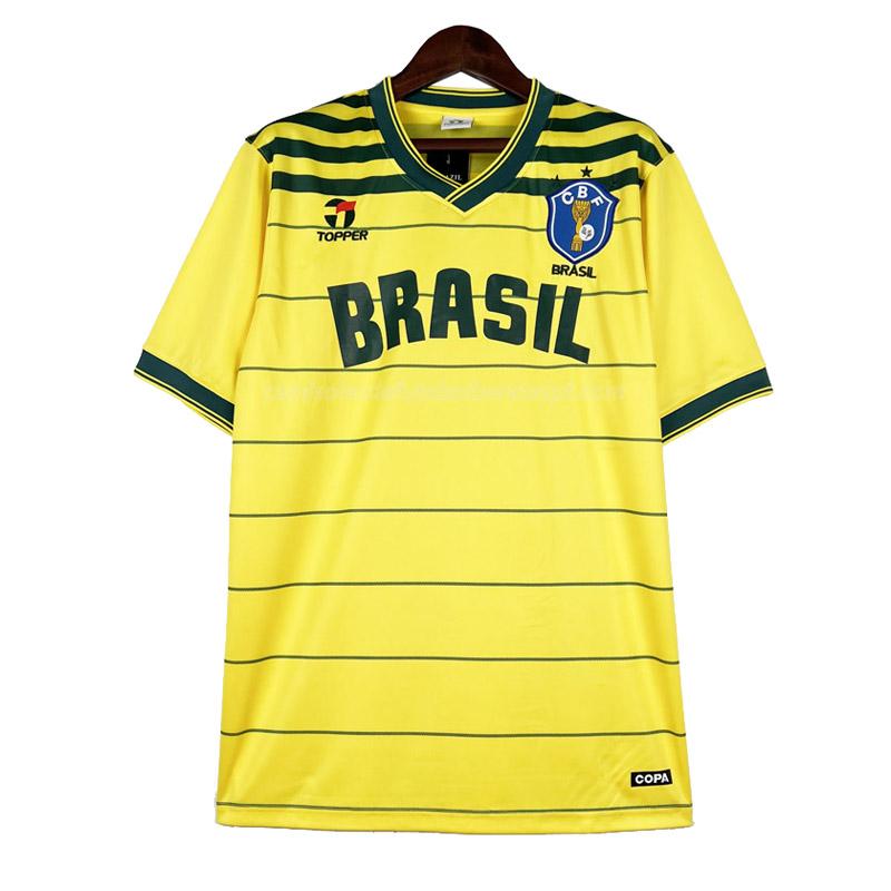 camisola brasil equipamento principal 1984
