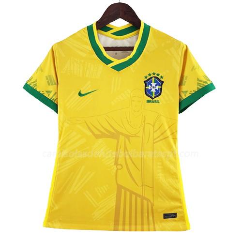 camisola brasil mulher amarelo bx1 2022