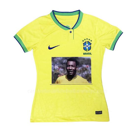 camisola brasil mulher comemorar pele amarelo 2023