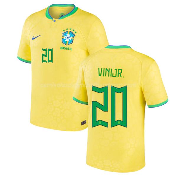 camisola brasil vinicius jr copa do mundo equipamento principal 2022