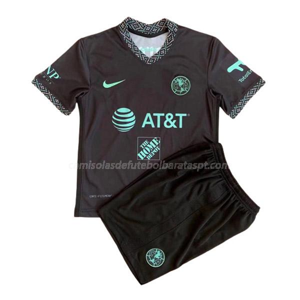 camisola club america crianças equipamento alternativo 2021-22