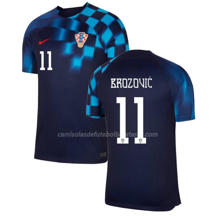 camisola croácia brozovic copa do mundo equipamento suplente 2022