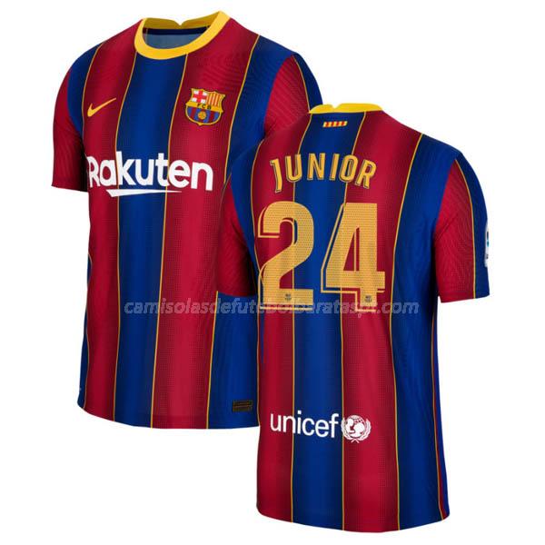 camisola fc barcelona junior equipamento principal 2020-21