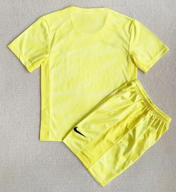 camisola frança crianças guarda-redes amarelo 2022-23 