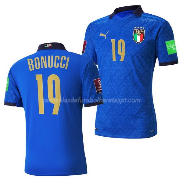 camisola itália bonucci equipamento principal 2021-22