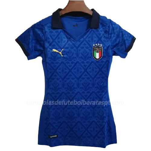 camisola itália mulher equipamento principal 2021