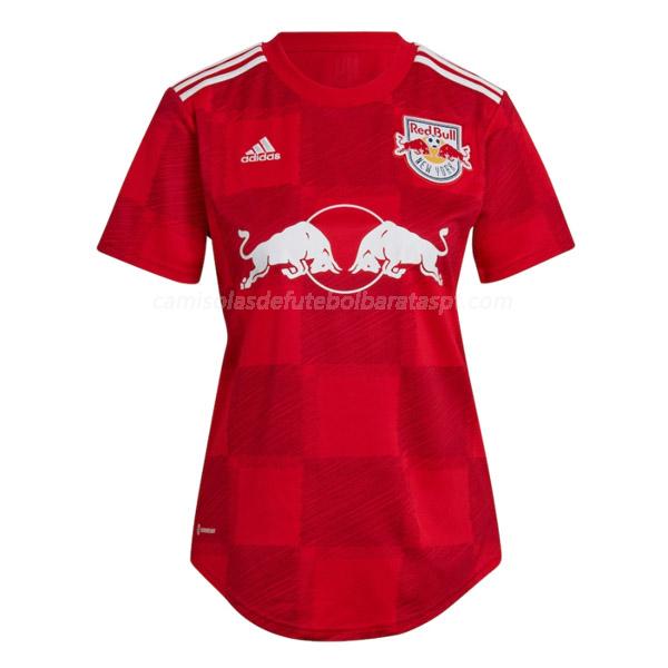 camisola new york red bulls mulher equipamento suplente 2022-23