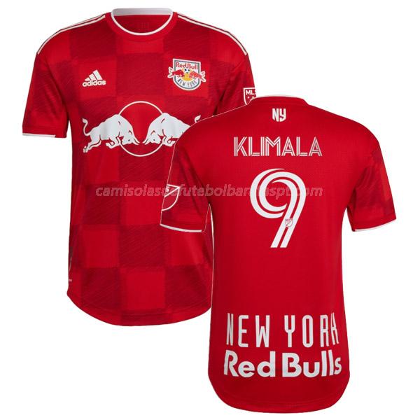 camisola new york red bulls patryk klimala equipamento suplente 2022-23