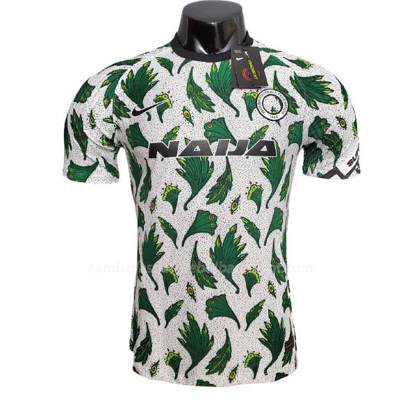 camisola nigéria edição player pre-match 2020