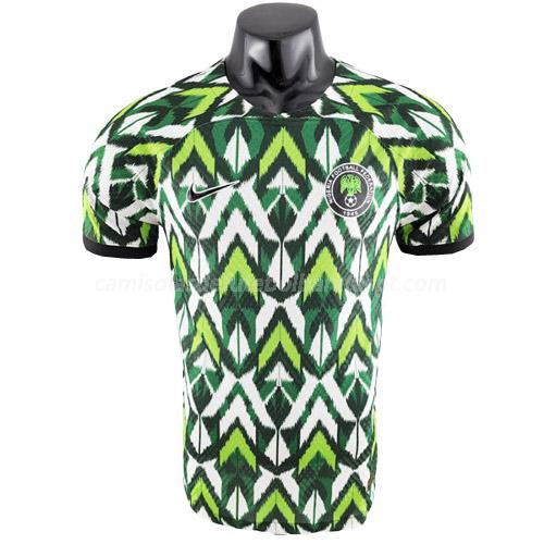 camisola nigéria edição player verde 2022