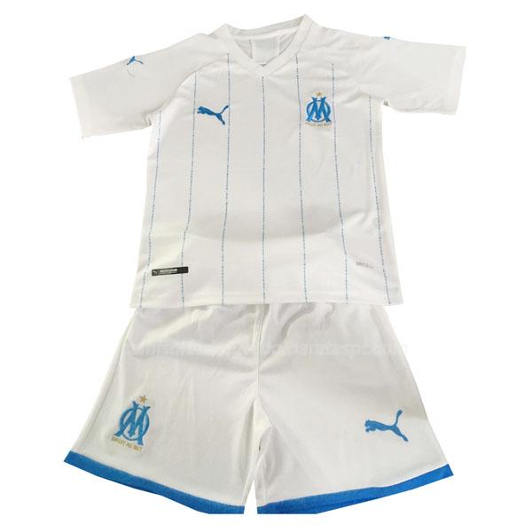 camisola olympique de marsella crianças equipamento principal 2019-2020