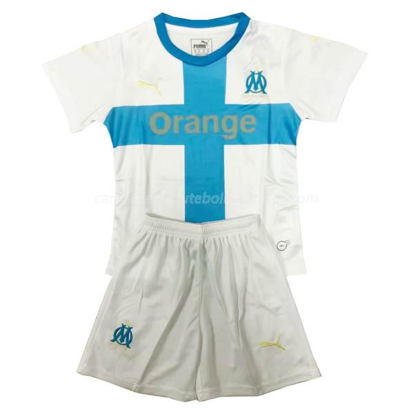 camisola olympique de marsella crianças equipamento quarto 2019-2020