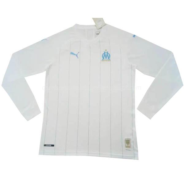 camisola olympique de marsella manga comprida equipamento principal 2019-2020