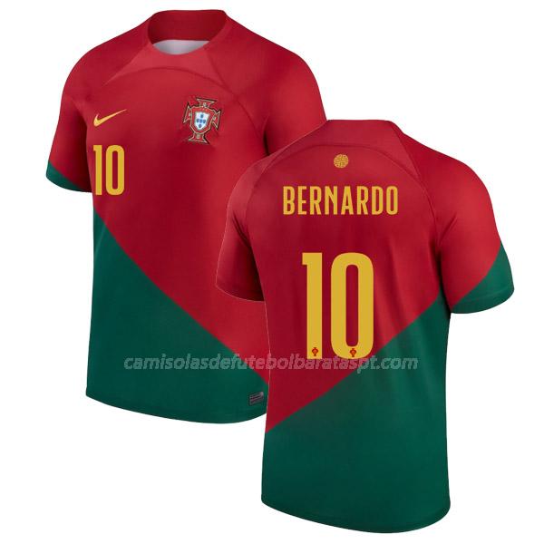 camisola portugal bernardo copa do mundo equipamento principal 2022