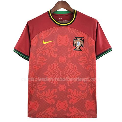 camisola portugal edição especial vermelho 2022