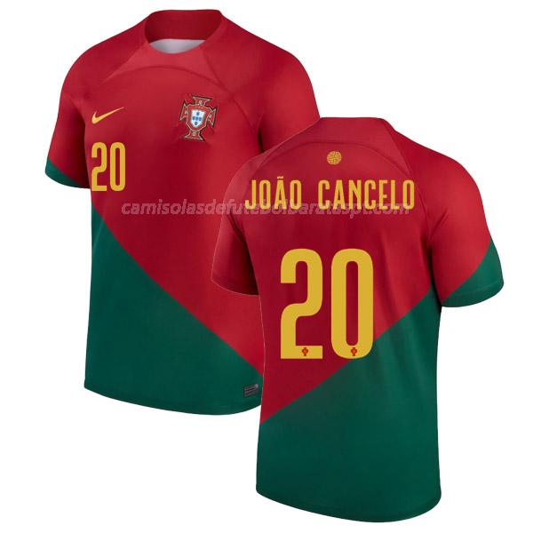 camisola portugal joao cancelo copa do mundo equipamento principal 2022