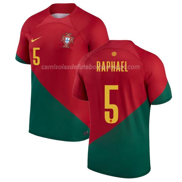 camisola portugal raphael copa do mundo equipamento principal 2022