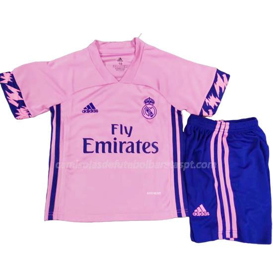 camisola real madrid crianças rosa 2020-21