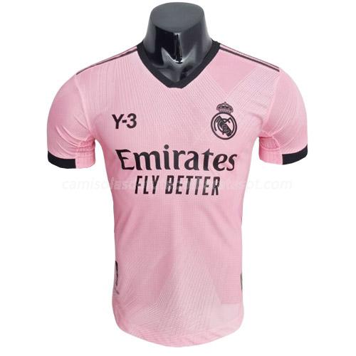 camisola real madrid edição y3 rosa 2022