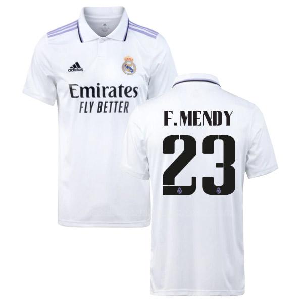 camisola real madrid f.mendy equipamento principal 2022-23