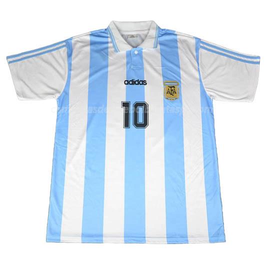 camisola retrô argentina equipamento principal 1994