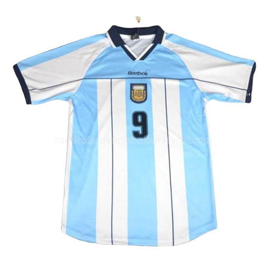 camisola retrô argentina equipamento principal 2000