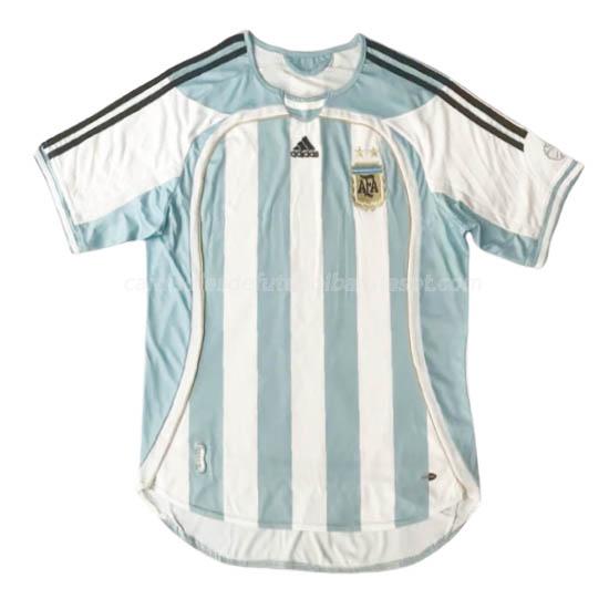 camisola retrô argentina equipamento principal 2006