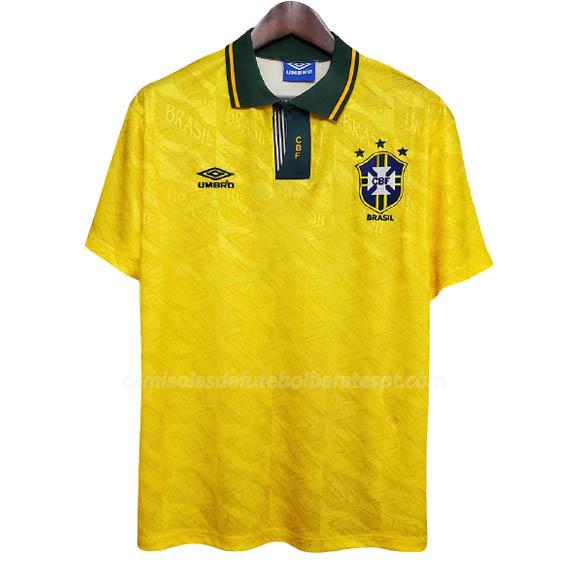 camisola retrô brasil equipamento principal 1991-1993