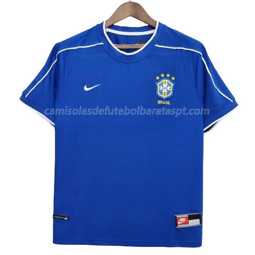 camisola retrô brasil equipamento suplente 1998