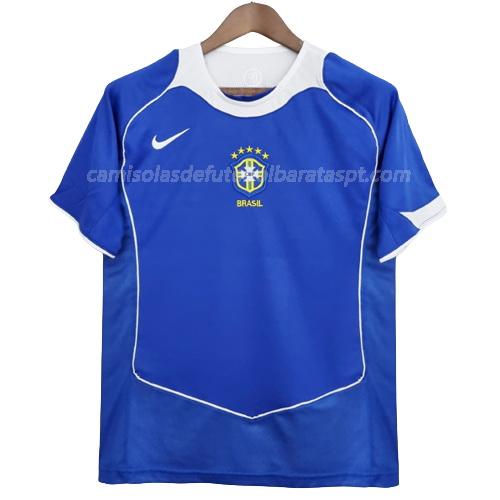 camisola retrô brasil equipamento suplente 2004-2006