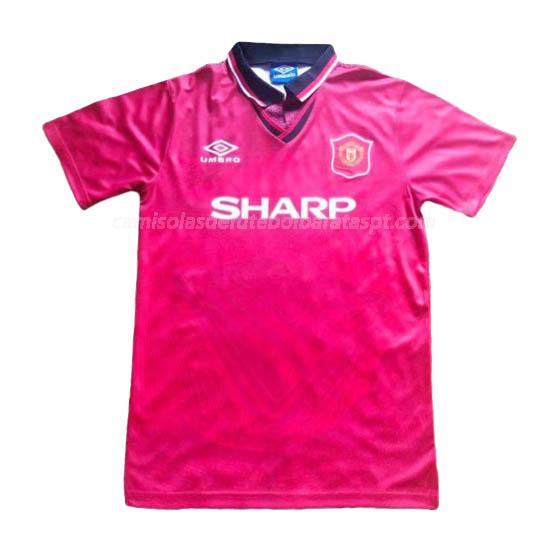 camisola retrô manchester united equipamento principal 1994-96