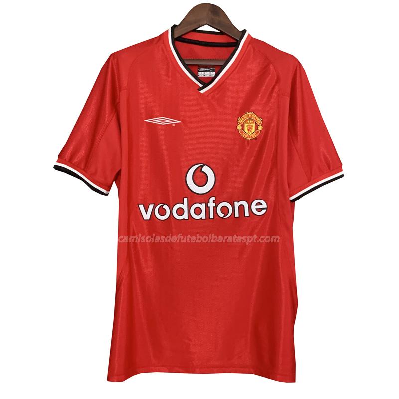 camisola retrô manchester united equipamento principal 2003-2004