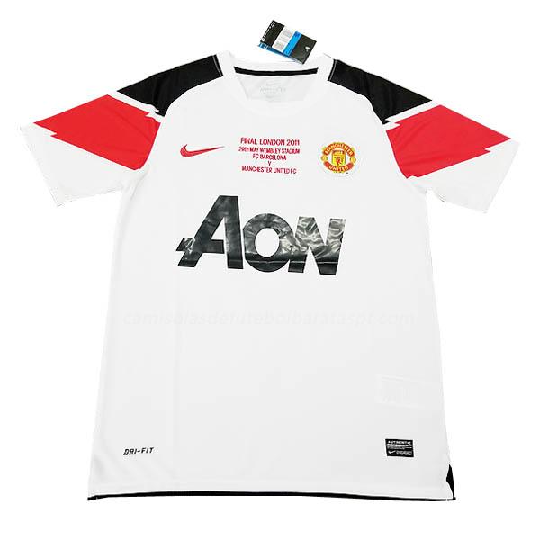 camisola retrô manchester united equipamento suplente 2010-2011