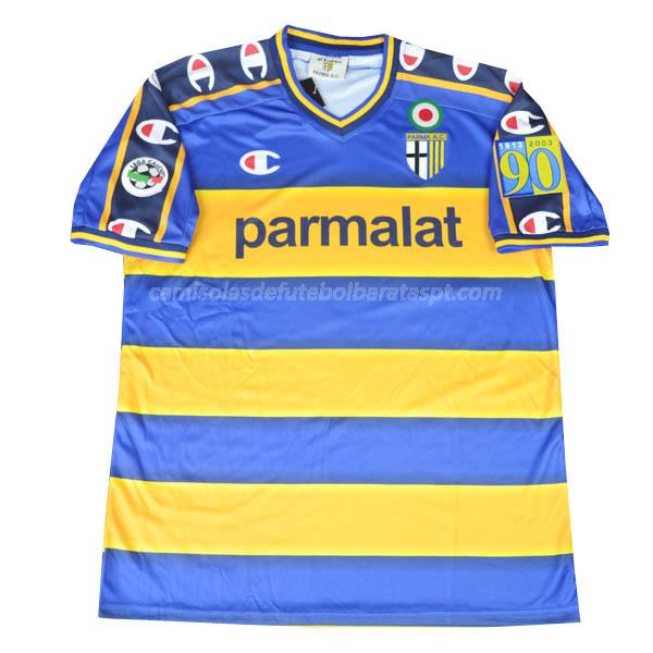 camisola retrô parma calcio equipamento suplente 2002-2003