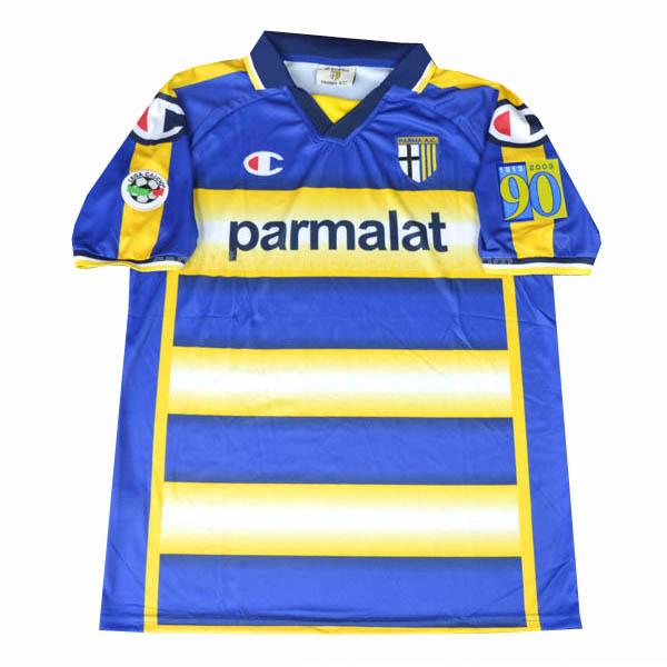 camisola retrô parma calcio equipamento suplente 2003-2004