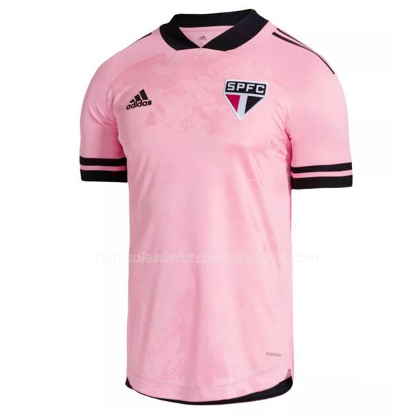 camisola são paulo fc rosa 2020