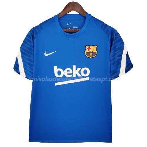 camisola training barcelona azul 2021-22